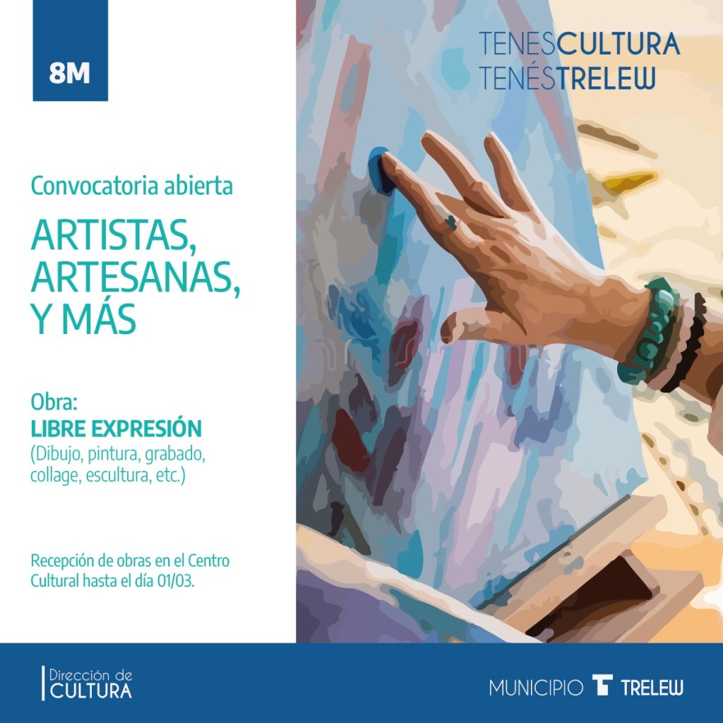 Trelew: Continúa abierta la convocatoria para la muestra colectiva en el mes de la&nbsp;mujer