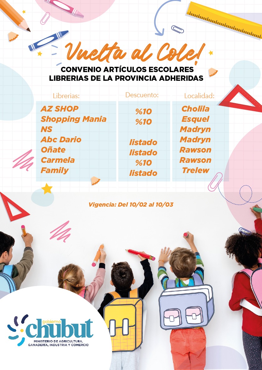 El Gobierno provincial lanzó un programa de descuentos para útiles e indumentaria&nbsp;escolar