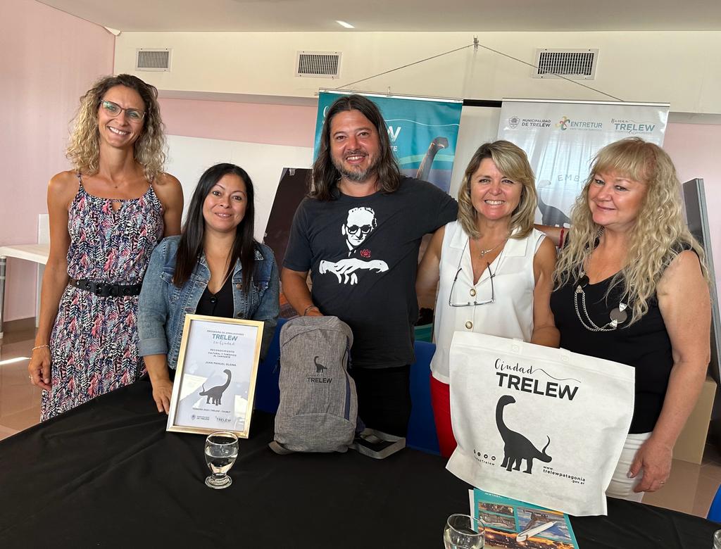 Juan Manuel Olsina fue presentado como nuevo Embajador Turístico de&nbsp;Trelew