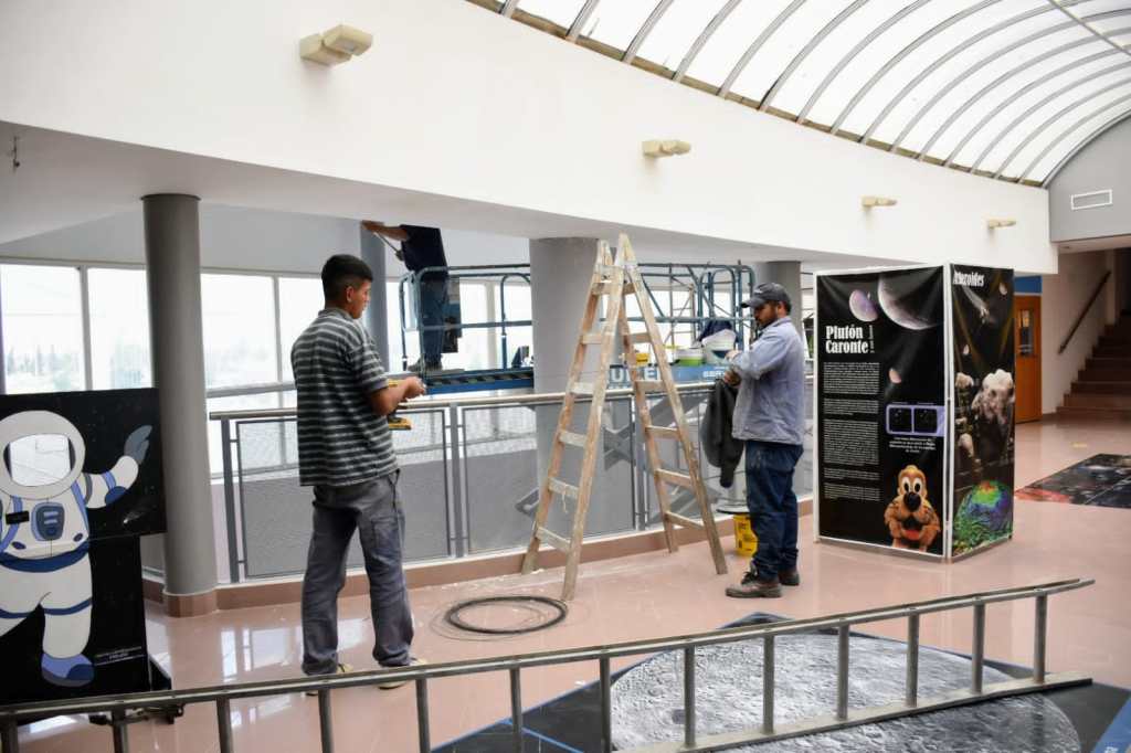 Realizan obras de refacción en el Centro&nbsp;Astronómico