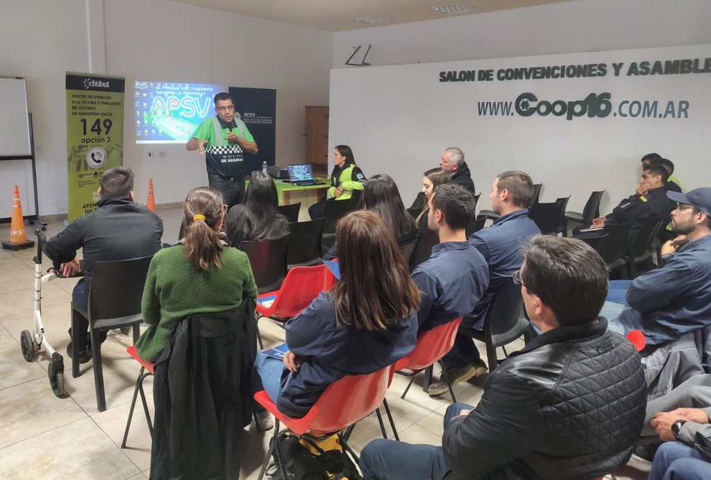 Capacitación sobre “Seguridad Vial Laboral y Conducción Segura” en&nbsp;Esquel