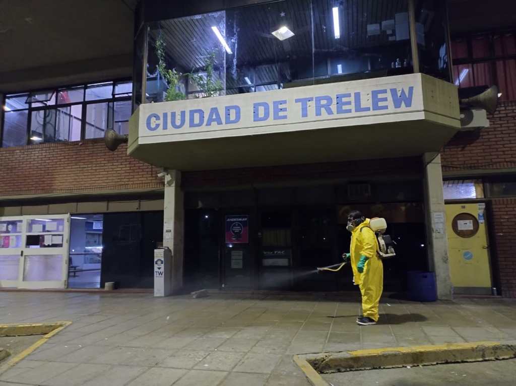 Plan de fumigación en espacios públicos de&nbsp;Trelew