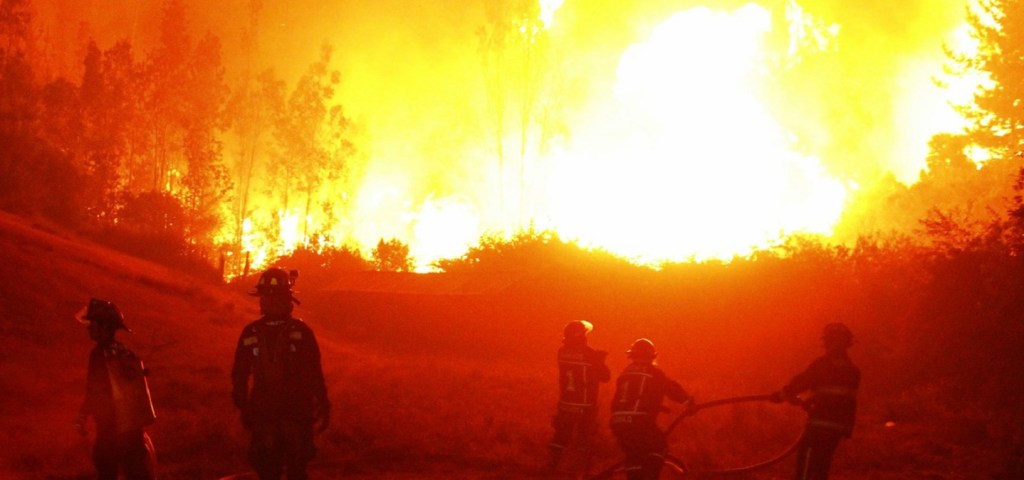 Se mantienen activos 309 incendios forestales en&nbsp;Chile