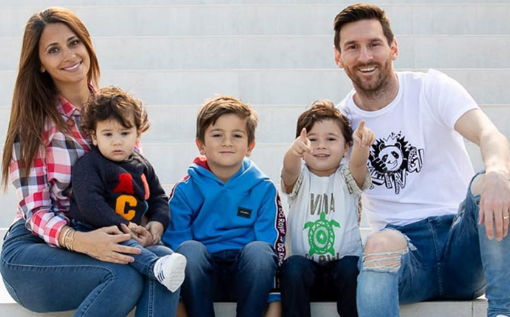 Messi descansa en Barcelona junto a su&nbsp;familia