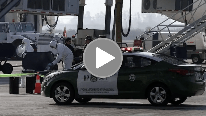 Intento de asalto en aeropuerto de Santiago de Chile deja dos&nbsp;muertos