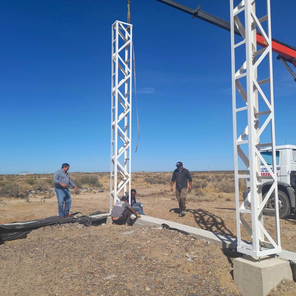 Avanza la construcción de la primera empresa que se radicará en el Parque Industrial de&nbsp;Rawson