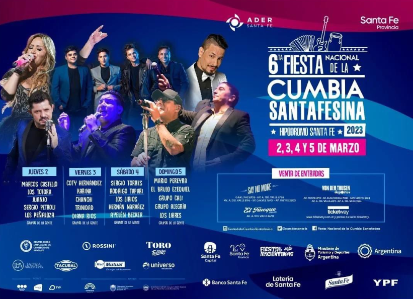 Comienza la sexta edición de la Fiesta Nacional de la Cumbia&nbsp;Santafesina