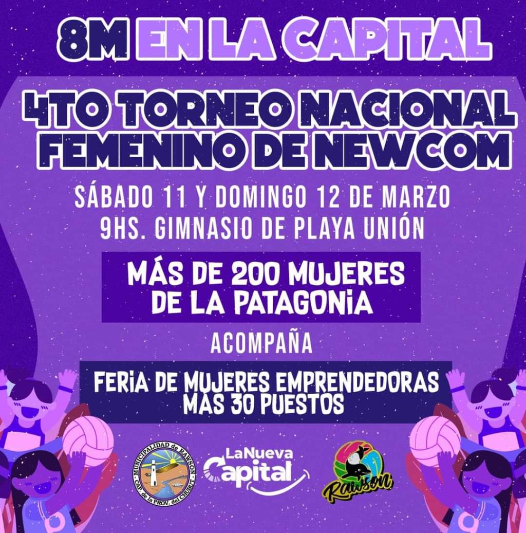 Fin de semana con Torneo Nacional de Newcom Femenino y feria de mujeres emprendedoras en Playa&nbsp;Unión