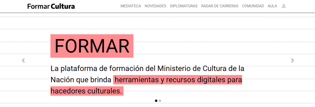 Una plataforma digital ofrece seminarios, cursos y diplomaturas en gestión&nbsp;cultural