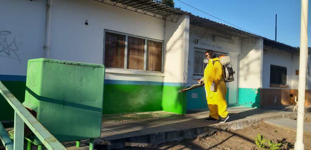 Fumigación y desinfección en jardines maternales de&nbsp;Trelew