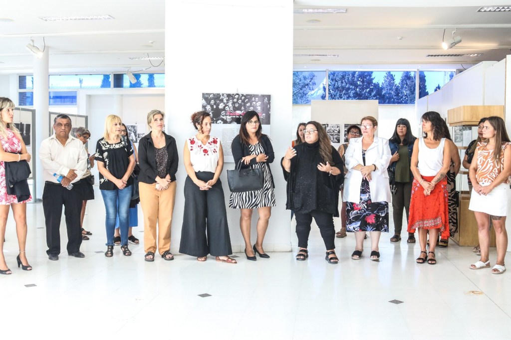 8M: El Gobierno del Chubut inauguró la muestra “Nosotras estábamos ahí, mujeres en acción&nbsp;colectiva”
