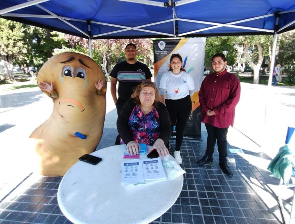 El Municipio de Trelew realizó actividad de concientización por el Día Mundial del&nbsp;Riñón