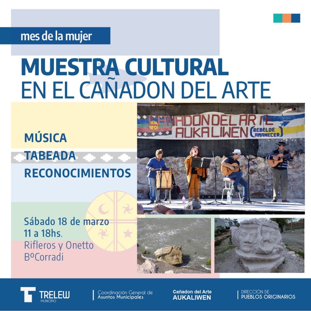 El Municipio de Trelew organiza Muestra Cultural en el Cañadón del&nbsp;Arte
