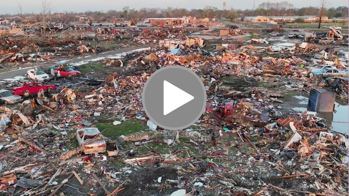 #Video | Misisipi enfrenta devastación tras tornados que dejaron 25&nbsp;muertos