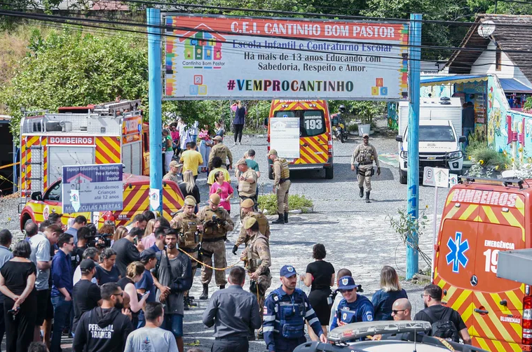 #Horror | Un hombre mató con un hacha a cuatro niños en un jardín de infantes de&nbsp;Brasil