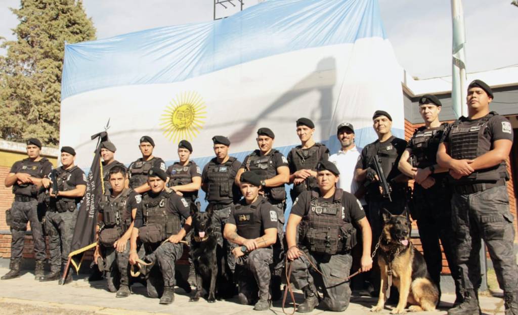 Trelew: La Policía del Chubut celebró un nuevo aniversario de la Sección Canes y reconoció a sus efectivos por intervenciones&nbsp;destacadas