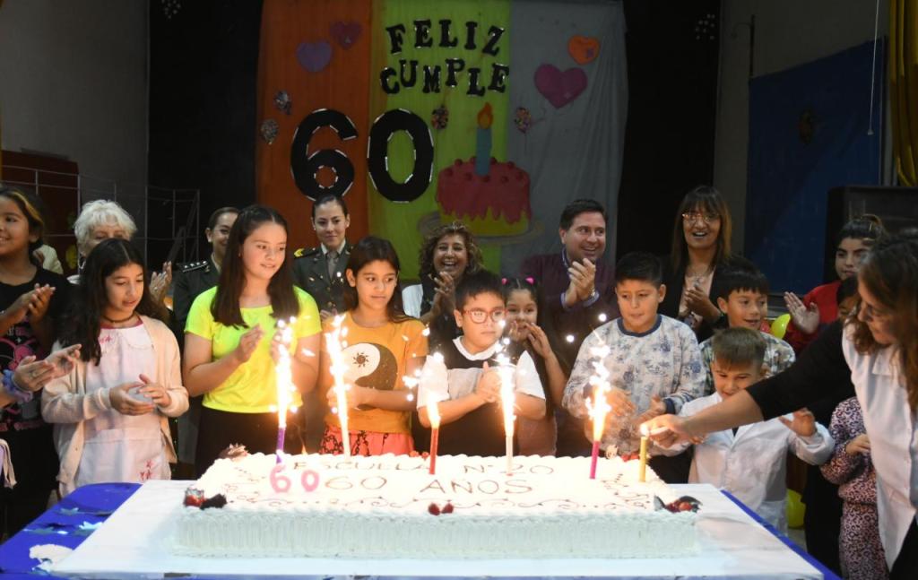 Provincia acompañó a la Escuela N° 20 de Rawson en su 60º&nbsp;aniversario