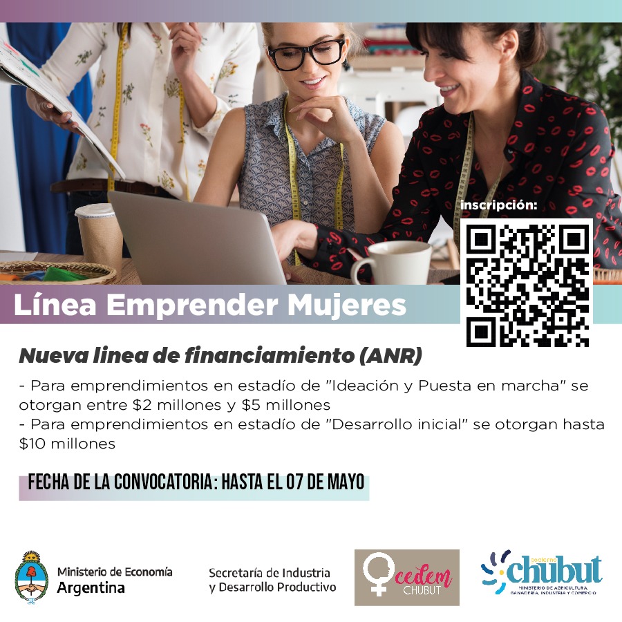 Nueva asistencia económica para mujeres&nbsp;emprendedoras