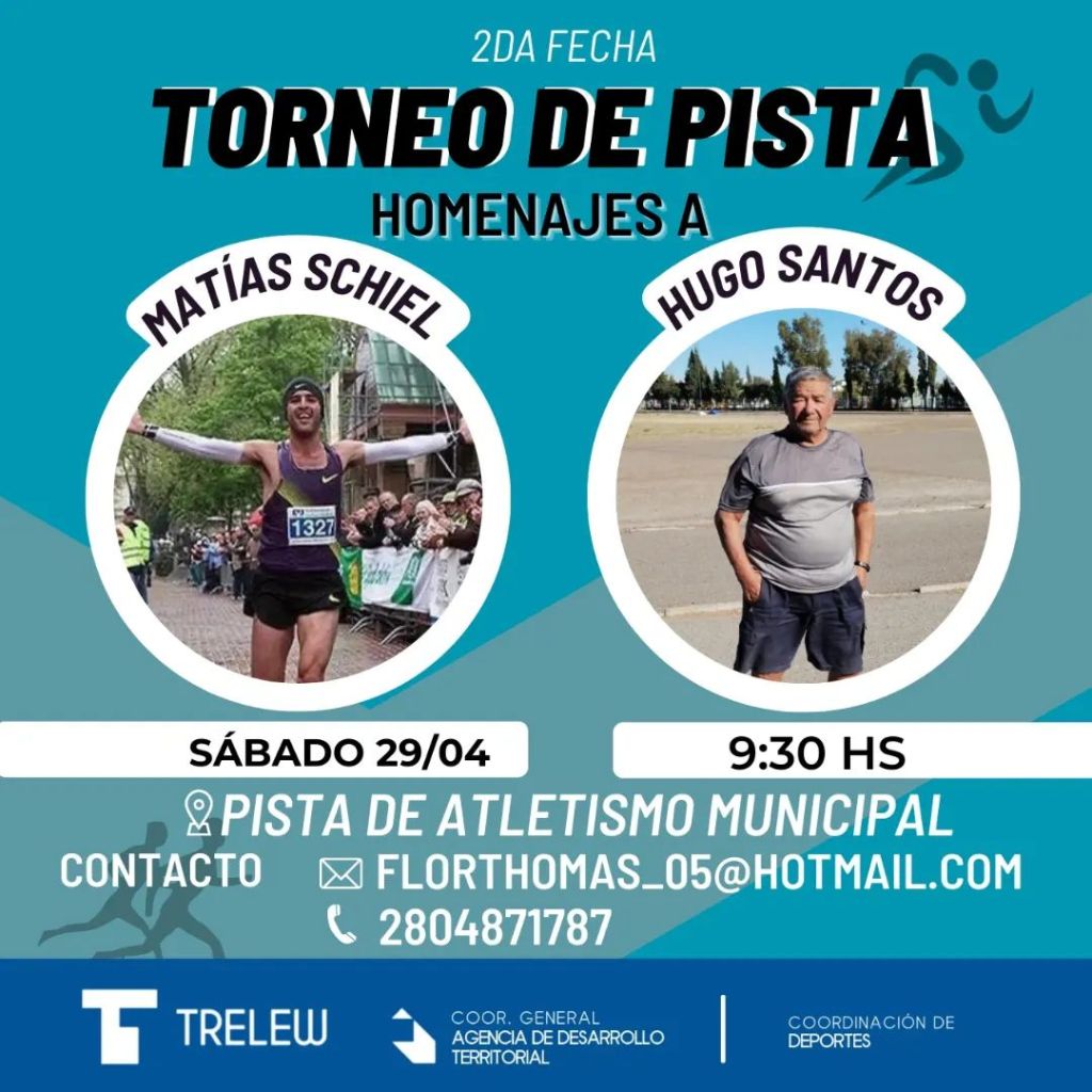 Se viene la segunda fecha del torneo de Pista de&nbsp;Atletismo