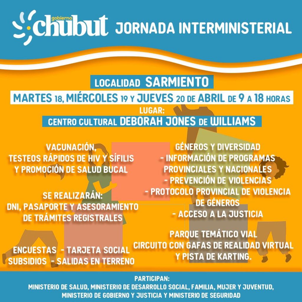 El Gobierno del Chubut realiza en Sarmiento una Jornada Interministerial
