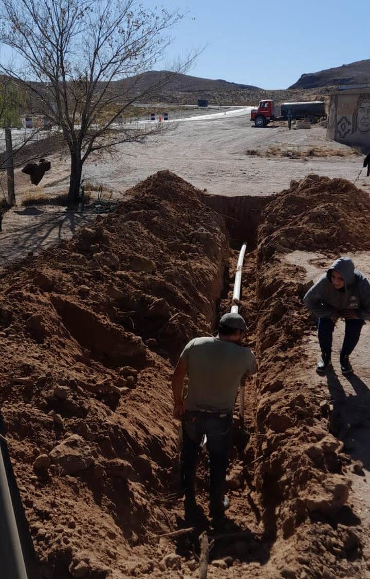 El Gobierno de la Provincia realizó diferentes tareas sobre el sistema de agua en Las&nbsp;Plumas