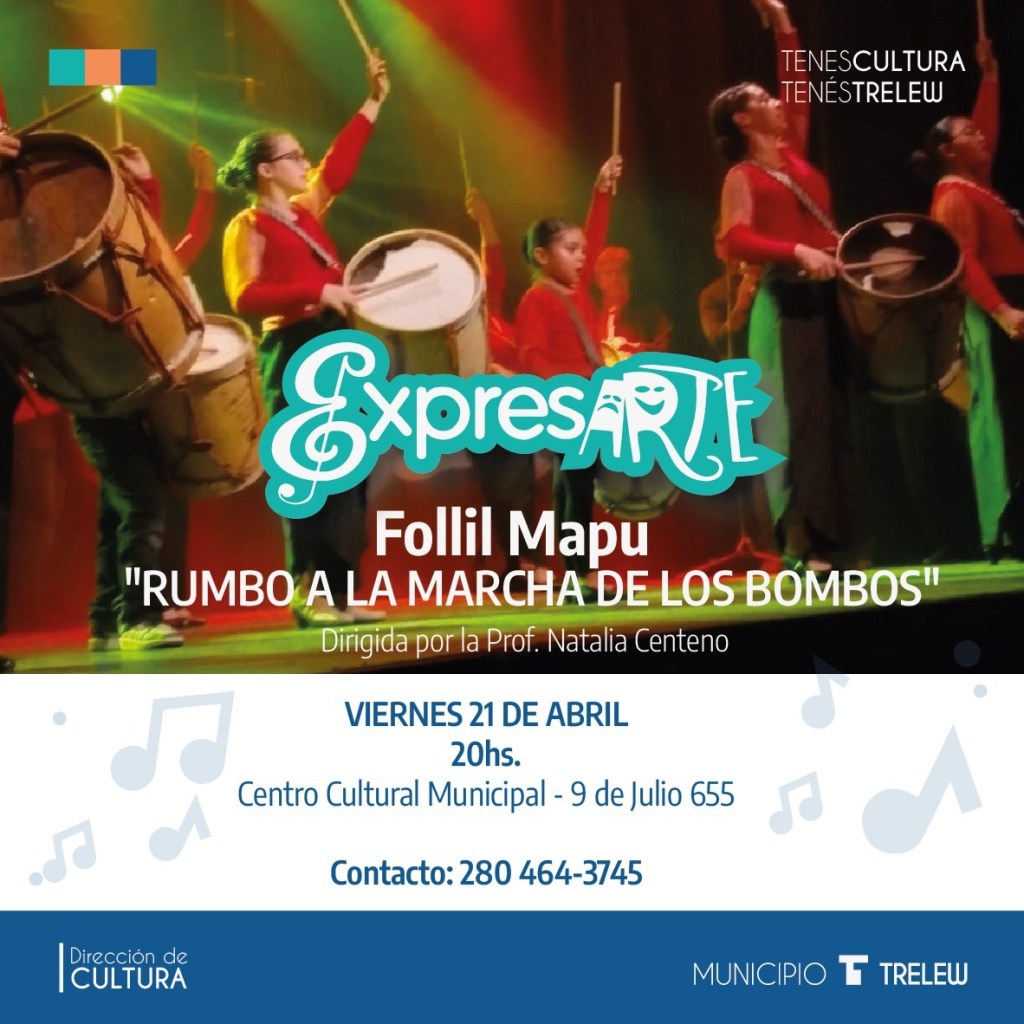 ExpresArte: Folil Mapu presenta show rumbo a la Marcha de los&nbsp;Bombos
