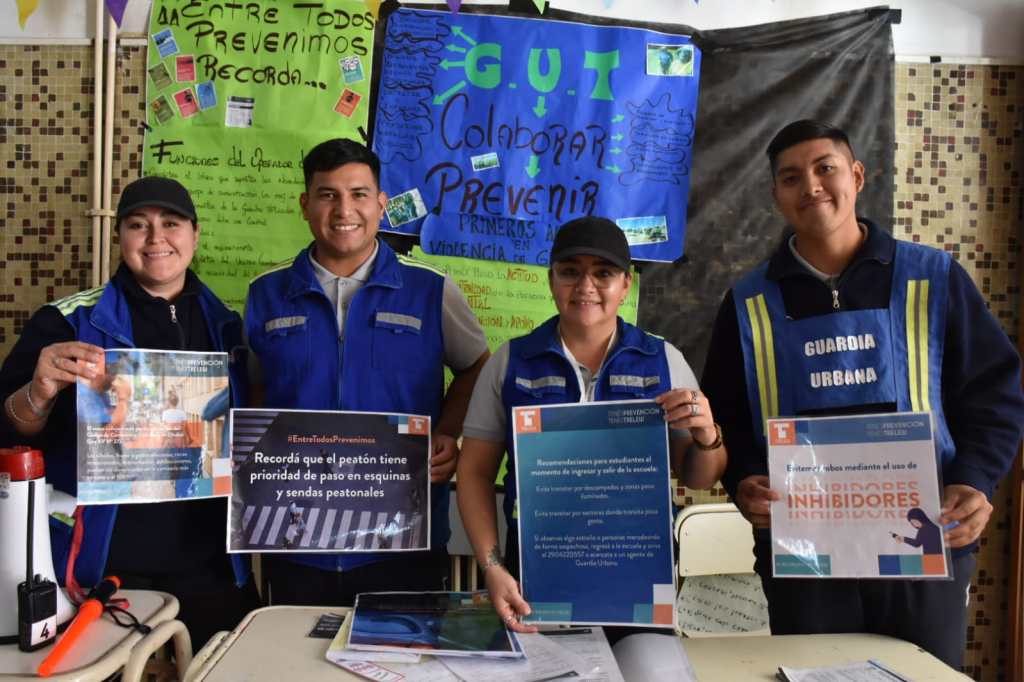 Guardia Urbana participó del aniversario del Colegio Nacional de&nbsp;Trelew