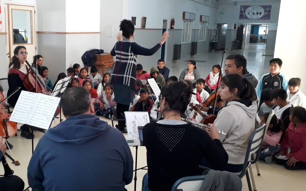 La Orquesta de INTA comenzó sus actividades de estimulación musical en las&nbsp;escuelas