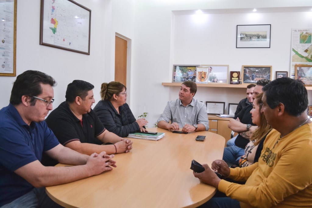El intendente Biss recibió en Rawson a autoridades de gremios que forman parte de la&nbsp;CGT