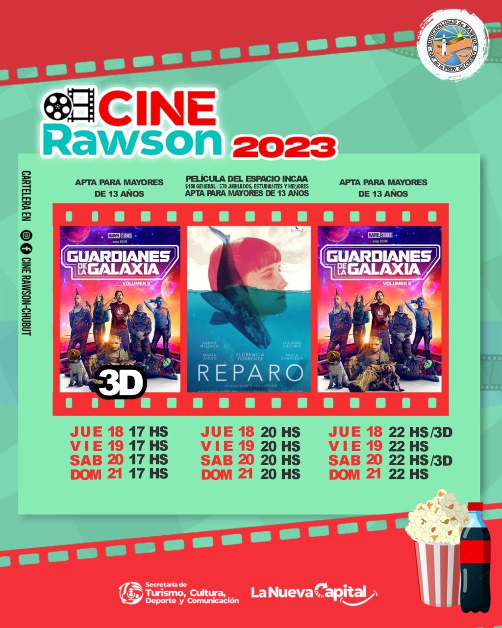 Vuelven las proyecciones al Cine&nbsp;Rawson