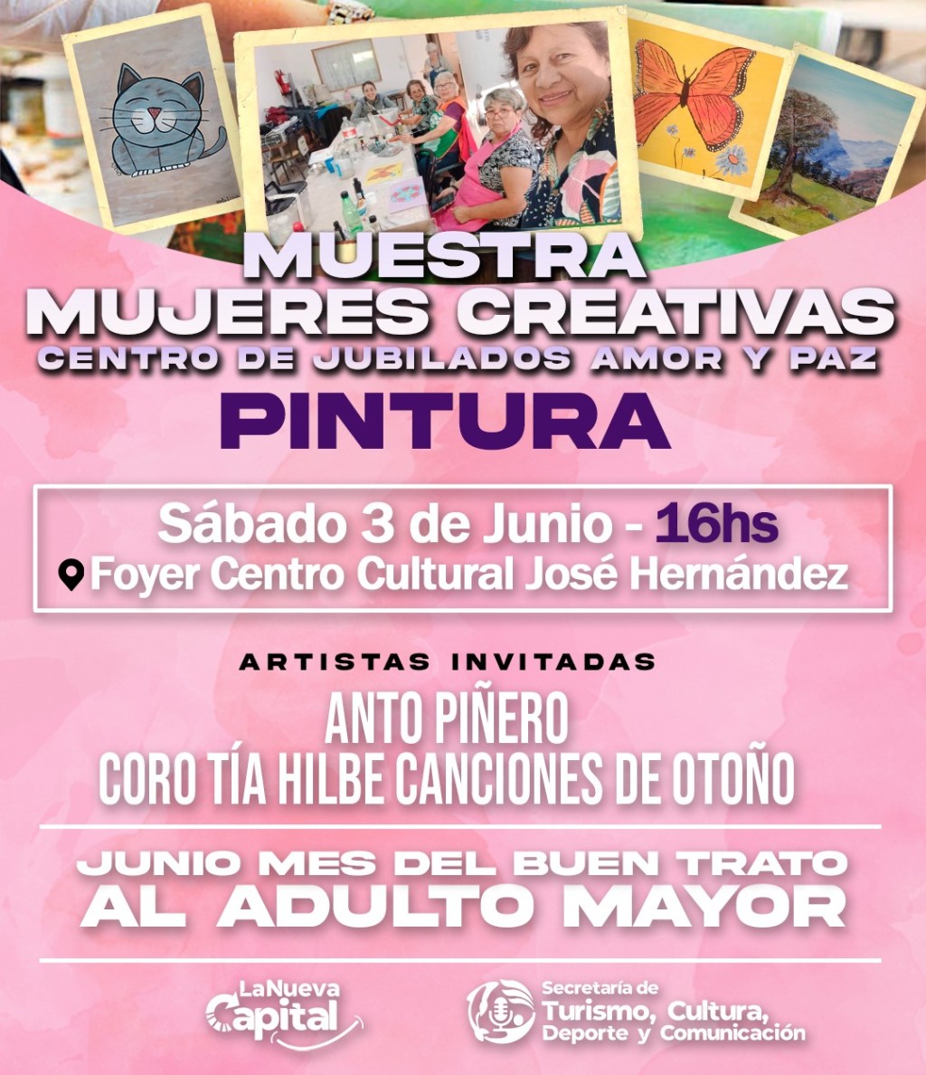 Se realizará en Rawson una Muestra de Mujeres&nbsp;Creativas