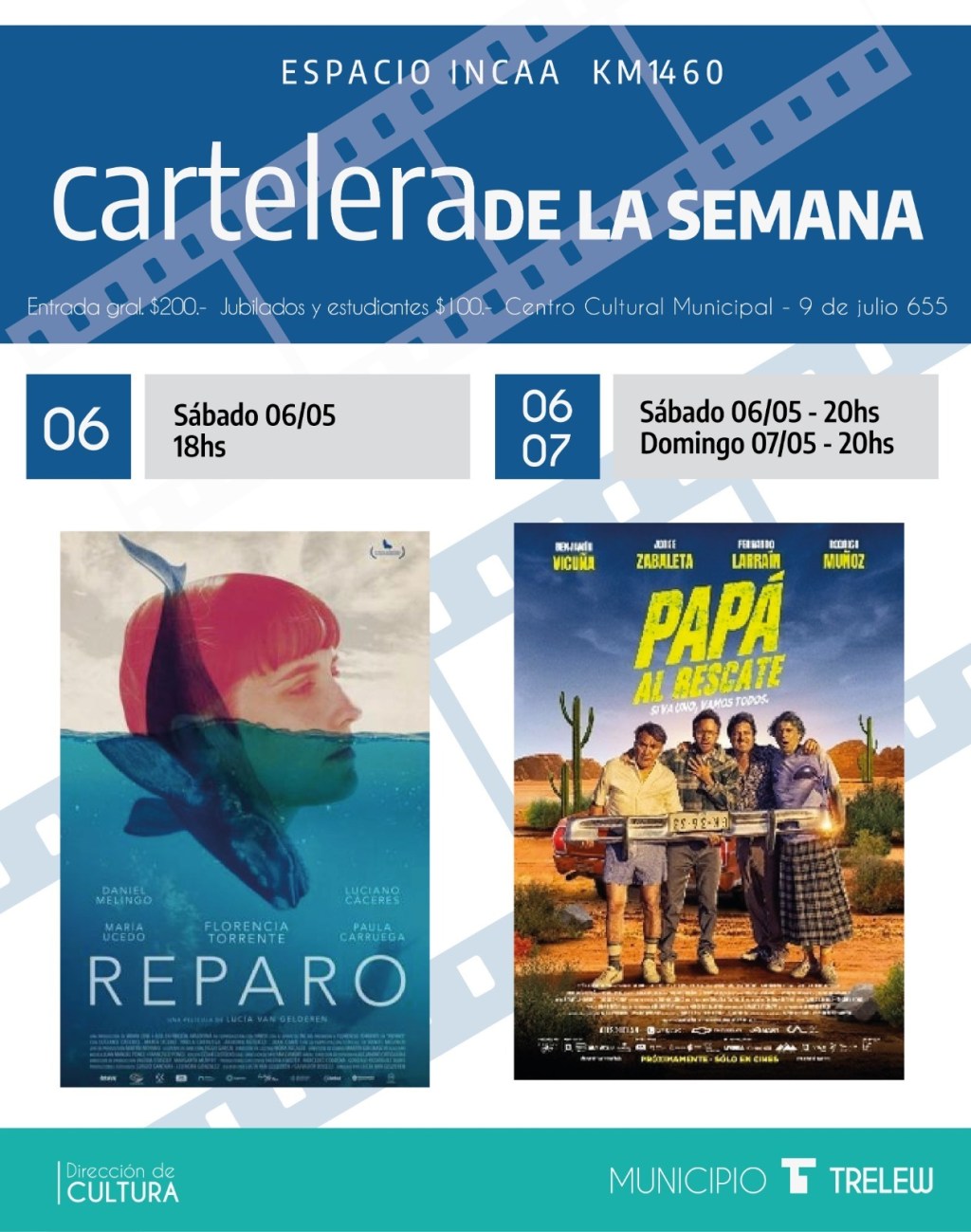 Este sábado reabre el Espacio INCAA con la proyección de dos&nbsp;películas