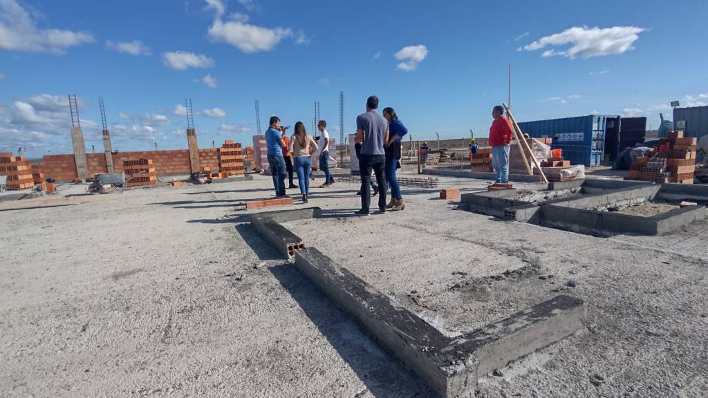 Educación: Representantes de Nación recorrieron obras de Jardines en Comodoro y&nbsp;Rawson