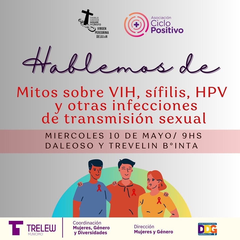 Trelew: Se realizará una jornada informativa y de concientización enfermedades de transmisión&nbsp;sexual