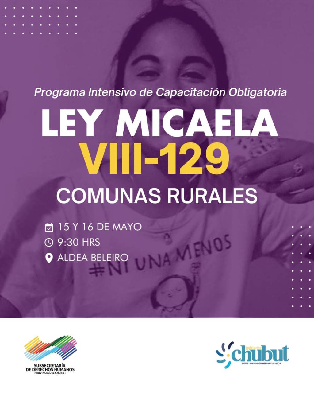 Provincia continúa con el Programa de Capacitación Obligatoria en Ley Micaela en distintas localidades&nbsp;chubutenses