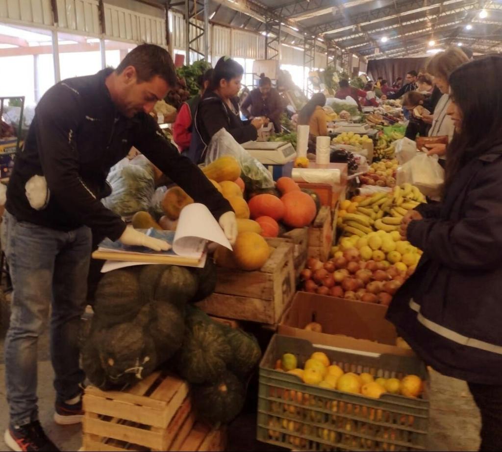 El Municipio realizó controles fitosanitarios en verduras que se comercializan en la Feria Paseo Trelew&nbsp;Primero