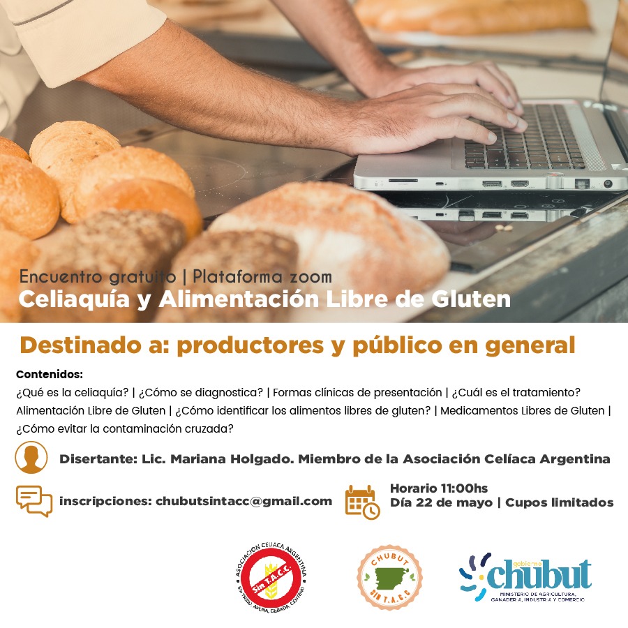 Taller online gratuito sobre certificación de Alimentos Libres de&nbsp;Gluten