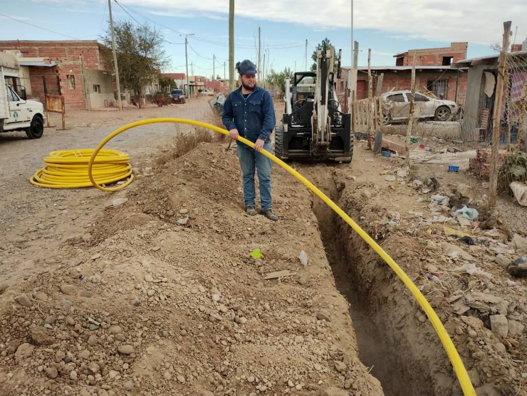 El Municipio de Trelew avanza con Redes de Gas en&nbsp;Moreira