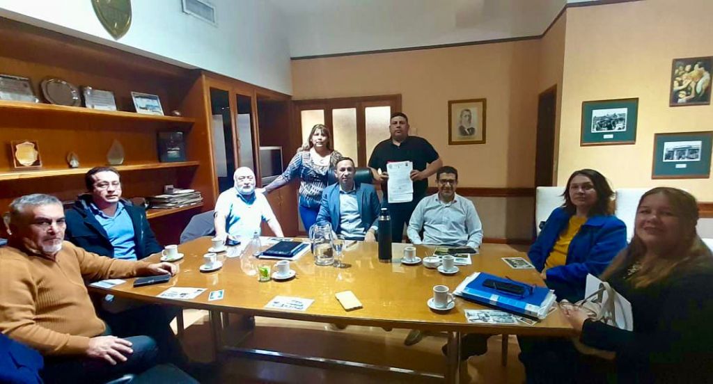 Maderna recibió a integrantes de SUTCAPRA y la CGT&nbsp;local