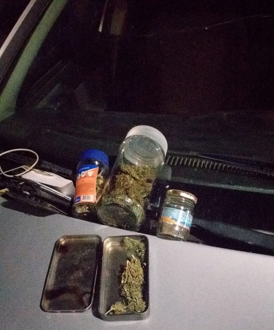 La Policía del Chubut demoró a cuatro personas y secuestró marihuana en&nbsp;Trelew