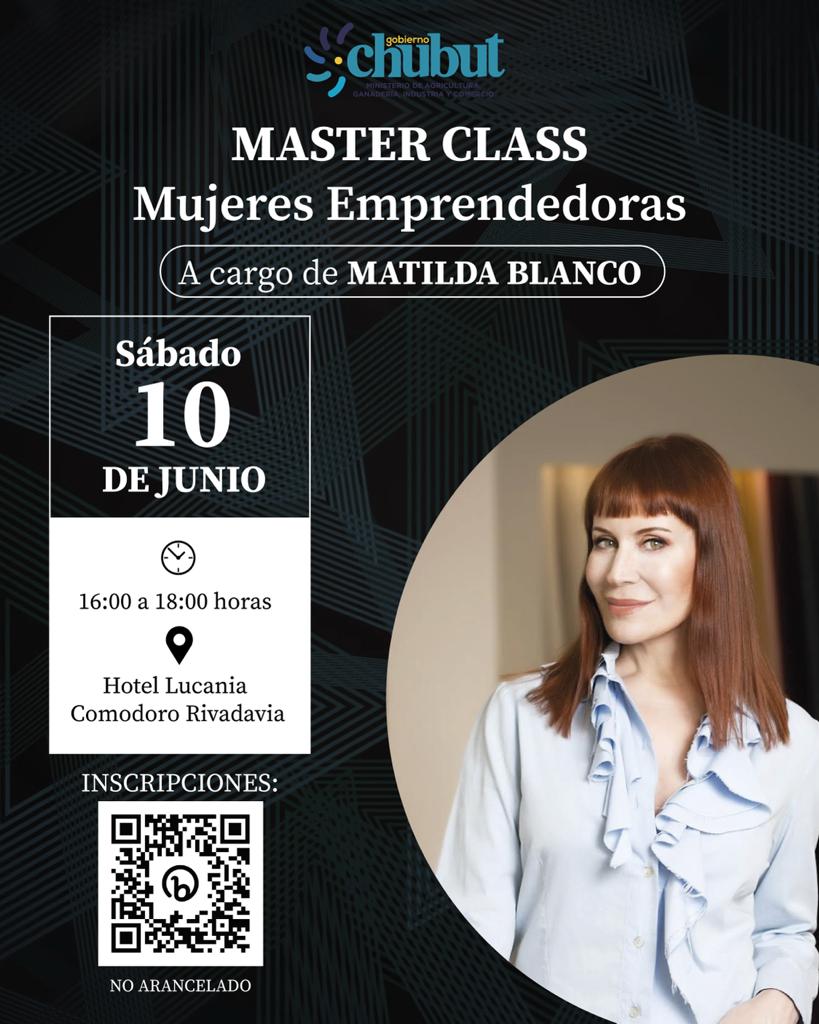 ‘Master Class’ destinada a emprendedoras