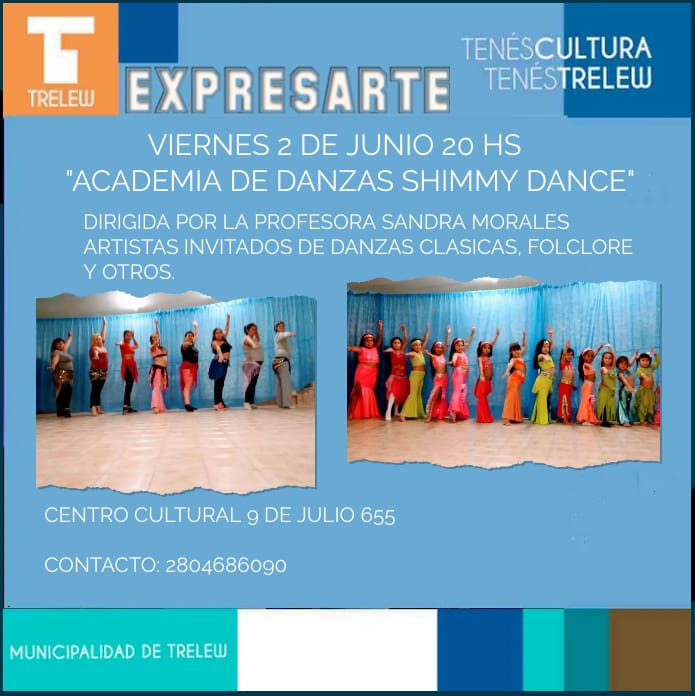 La Academia de Danzas Árabes Shimmy Dance se presenta este viernes en el Centro Cultural&nbsp;Municipal