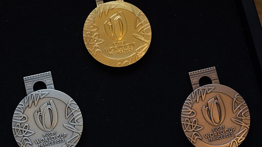 Las medallas del Mundial de Rugby 2023 se fabrican con restos de celulares&nbsp;reciclados
