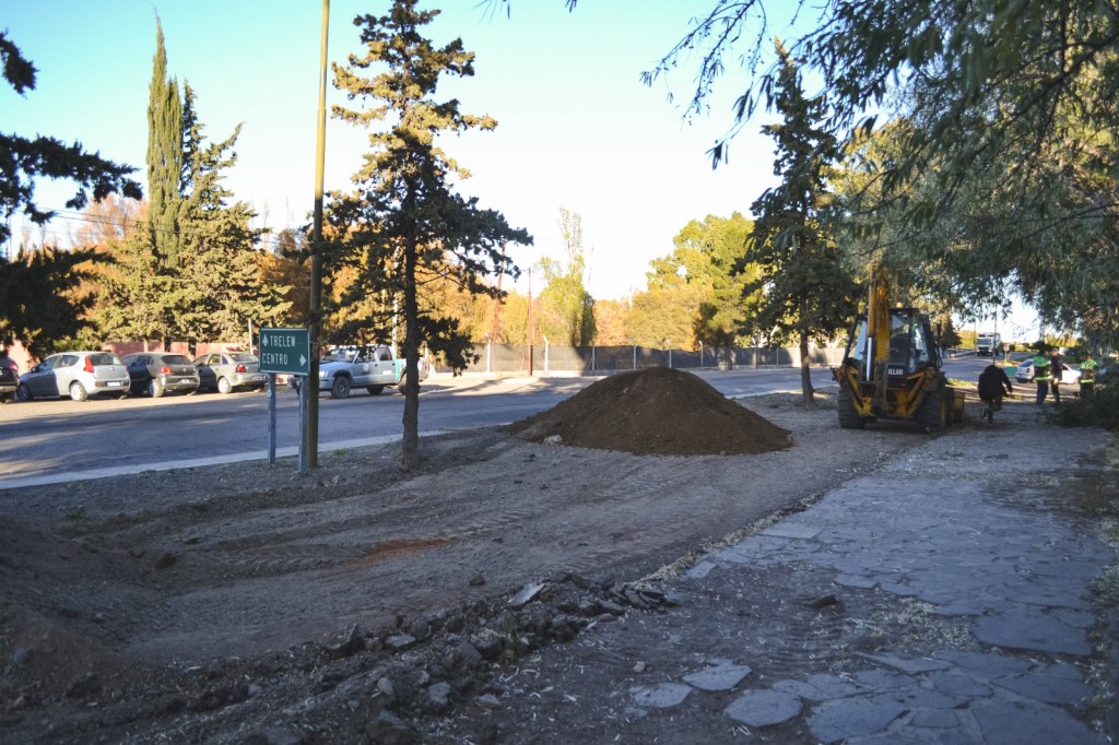 El Municipio comenzó con trabajos de embellecimiento en la Avenida Antártida&nbsp;Argentina