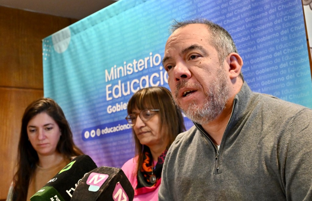 Grazzini realizó una conferencia de prensa para exponer la situación en educación y la relación con los&nbsp;gramios