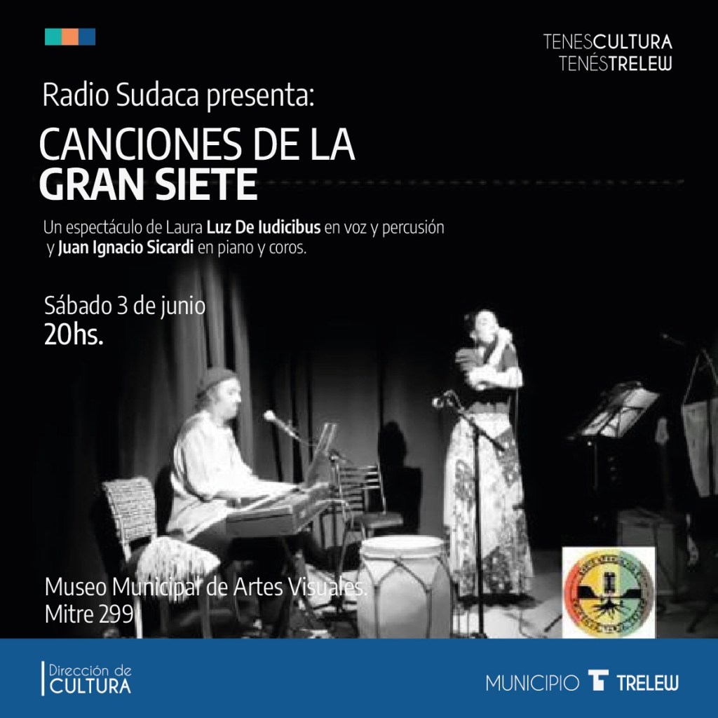Se presenta en el Museo Municipal de Artes Visuales el espectáculo «Canciones de la gran&nbsp;siete»