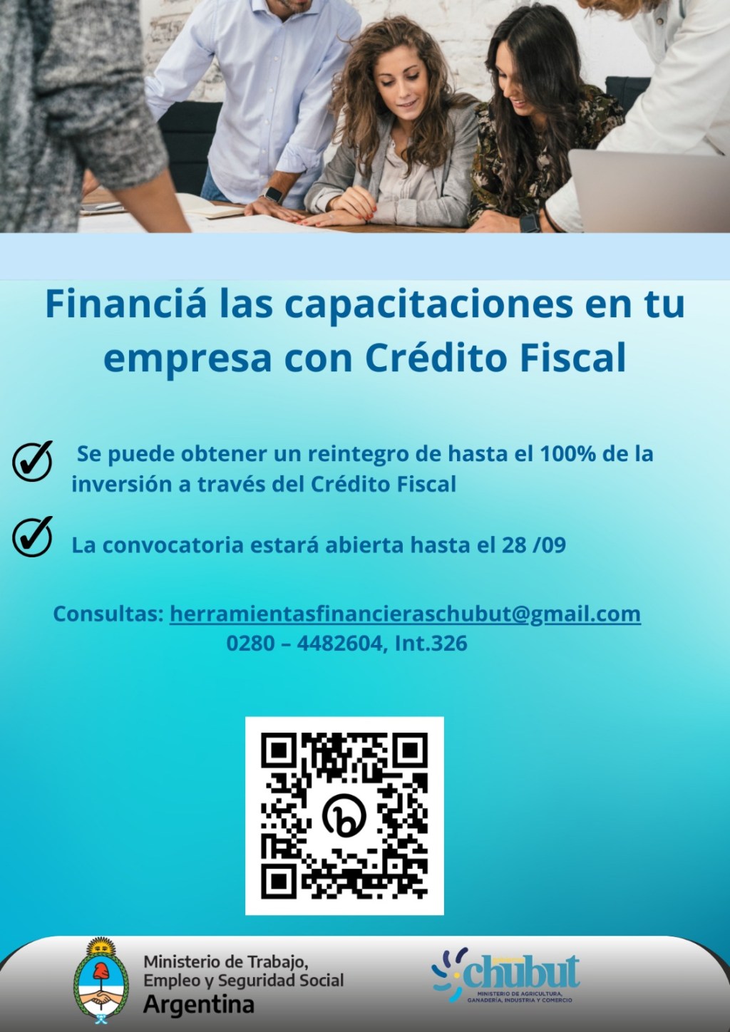 Financian proyectos de capacitación para pequeñas y medianas empresas de&nbsp;Chubut