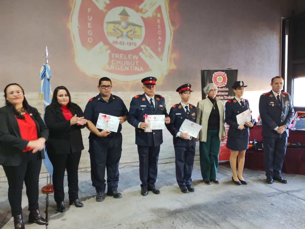 Conmemoración por el Día del Bombero Voluntario en&nbsp;Trelew