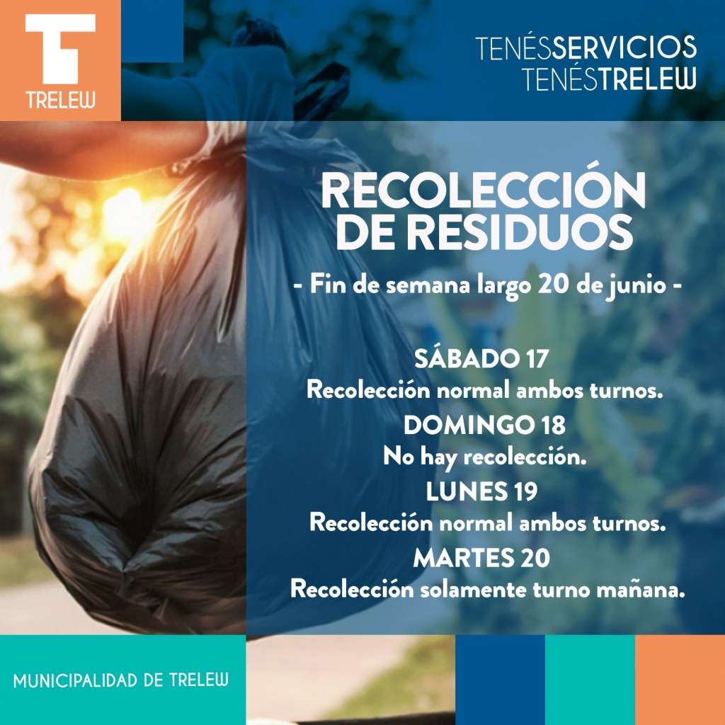 Horarios de recolección de residuos durante el fin de&nbsp;semana