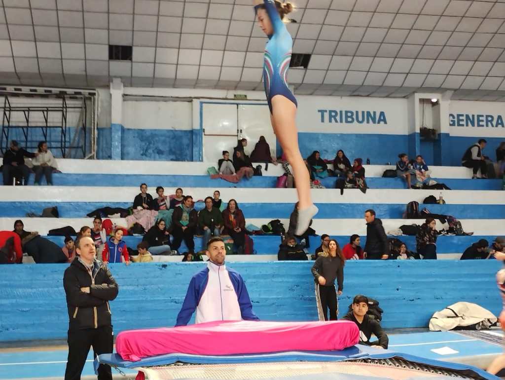 Trelew albergó al Provincial de Gimnasia de&nbsp;Trampolín